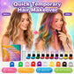 🔥 50% KORTING! 🌈 12-Kleuren Tijdelijke Haarkrijtset – Met Applicator | Snel Kleur in je Haar Zonder Permanente Verandering ✨