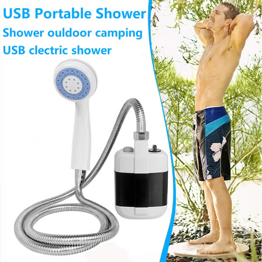 🔥Camping Essentials - Zolang de voorraad strekt💦Draagbare Douche voor Kamperen met Waterpomp🚀