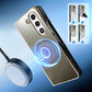 Magnetische hoes met gegalvaniseerd glas voor Samsung Fold Series