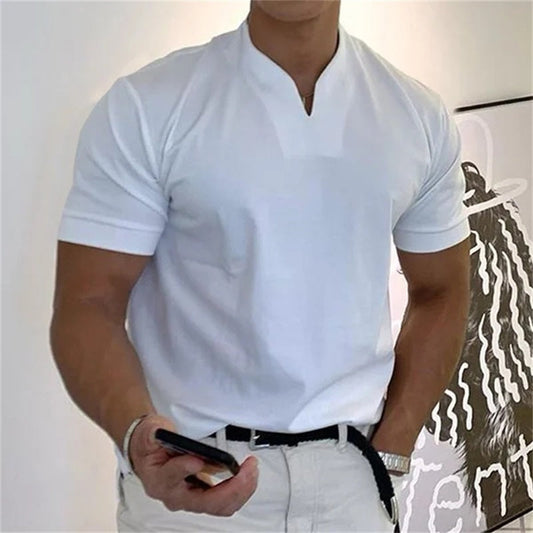 Heren Gentleman’s Business Korte Mouw Fitness T-shirt