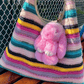💘Valentijnsaanbieding: 50% Korting! 🐰 Handgemaakte Zachte Konijnen PomPom Sleutelhanger – Imitatiebont & Schattig Tasaccessoire!