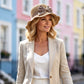 🎀 50% KORTING 👒 | Strohoed met retrostrik – Opvouwbaar & Ademend voor de zomer