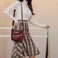 🥳2026 MEGA-AANBIEDING!💞Modieuze Eenvoudige Casual Geplooide Zachte PU Leren Schoudertas – NU 50% KORTING! 💼👜