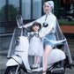 Extra grote, verdikte waterdichte PVC-beschermhoes en regenponcho voor scootmobielen en elektrische vierwielers
