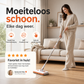 🧹 Handsfree platte mop met handig clipsysteem