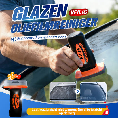 🔥57% korting!Autoglas Zijruit Oliefilm Verwijderingsreiniger💪🧼