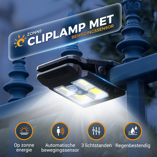 🌿 Solar-clip-lamp met bewegingssensor – Koop er nu 2, krijg er 1 gratis! Perfect voor in de tuin, op het balkon en op het terras! 🏡✨