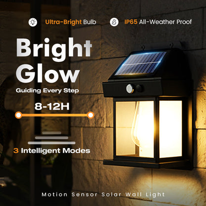 💡🎉 50% KORTING! Solar wandlamp met bewegingssensor – Weerbestendig, automatisch aan/uit, eenvoudig te installeren voor tuin en tuinpad 🌟