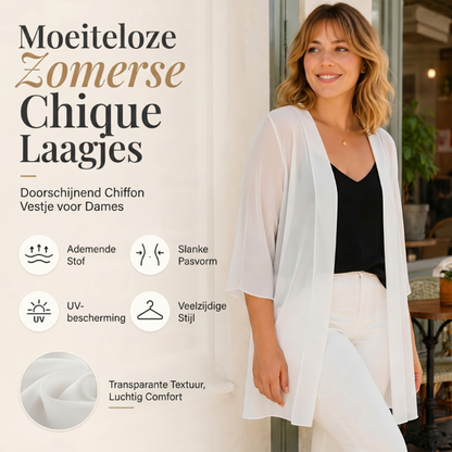 ⏰TIJDELIJKE AANBIEDING✨ Elegant dun vest zonder volume voor kantoor & avonduitjes