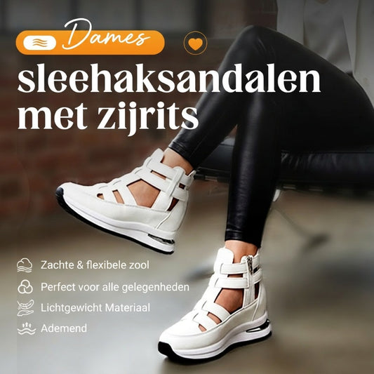 🔥Laatste dag: 50% korting – Comfortabele, lichte wedges met een zijrits