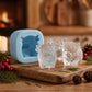 ⏳ Laatste dag speciale prijs €19,99! 🐮 Mini Highland Cow ijsblokjesvorm – Leuke 3D-ijsblokjes voor drankjes, feestjes en cadeaus