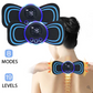 🔥50% korting speciale aanbieding🔥 Draagbare massager met 8 standen en LCD-scherm - Mini spierstimulator voor pijnverlichting