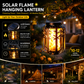 ☀️ Zonnelantaarn op zonne-energie met flikkerende vlam – waterdicht en automatisch – realistisch, warm licht, perfect voor terrassen, tuinen of tuinpaden – geen bedrading nodig 🌙