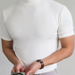 🔈🔈Speciale Aanbieding 2026 🎁Getailleerd T-shirt met Hoge Hals voor Mannen