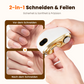 🏆Bestseller 🔥50% KORTING⏳2-in-1 elektrische nagelknipper en polijstmachine