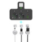 🎉Nieuwjaars Cadeau 50% KORTING!🔌Slanke Slimme Stekkerdoos (USB + Nachtlampje) – Individuele Schakelaars & Reisvriendelijk: Laad Meerdere Apparaten Tegelijk!