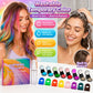 🔥 50% KORTING! 🌈 12-Kleuren Tijdelijke Haarkrijtset – Met Applicator | Snel Kleur in je Haar Zonder Permanente Verandering ✨ NL