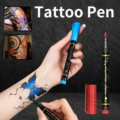 🔥Hot Deal 50% KORTING🎨Perfect voor unieke body-art🔥Tijdelijke Tattoo Markers voor de Huid