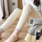 Modieuze thermische kasjmier slim-broek voor dames