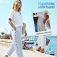 ☀️Beperkte voorraad | Franse designer gestreepte broek 👖💙 – zijzakken, licht & comfortabel, voor een moeiteloze elegantie! ✨🌸