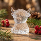 ⏳ Laatste dag speciale prijs €19,99! 🐮 Mini Highland Cow ijsblokjesvorm – Leuke 3D-ijsblokjes voor drankjes, feestjes en cadeaus