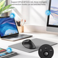 Ergonomische verticale optische muis, draadloos, oplaadbaar via USB