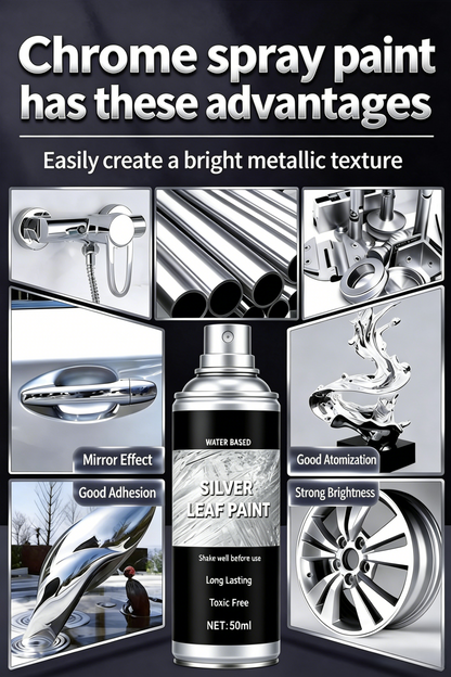 Doe-het-zelf metallic zilververf