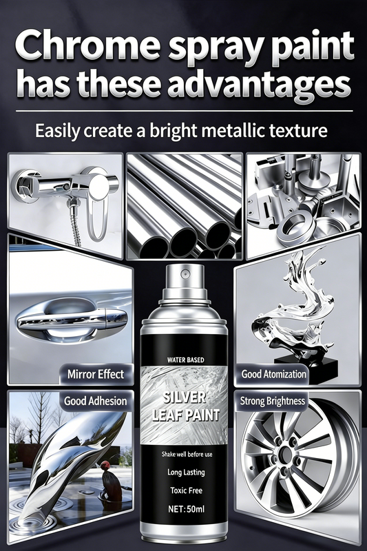 Doe-het-zelf metallic zilververf