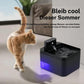 Automatische kattenfontein 2,2 l batterijgevoede drinkfontein voor huisdieren met bewegingssensor, draadloos en geruisloos design voor honden en katten #TOPKEUZE