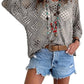 🌸 Beige gehaakte top voor dames, bohemian geïnspireerd, met V-hals – Ademend, losse pasvorm en ideaal voor zomerse dagen ☀️