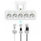 🎉Nieuwjaars Cadeau 50% KORTING!🔌Slanke Slimme Stekkerdoos (USB + Nachtlampje) – Individuele Schakelaars & Reisvriendelijk: Laad Meerdere Apparaten Tegelijk!