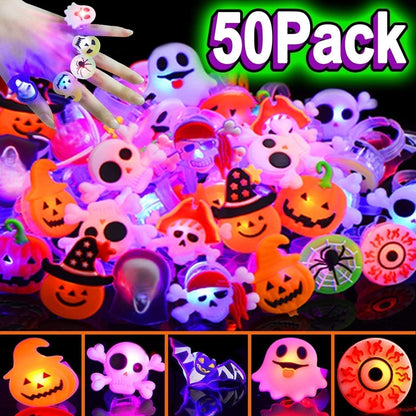 🎁 LED Halloween Lichtringen (50 stuks) 😍