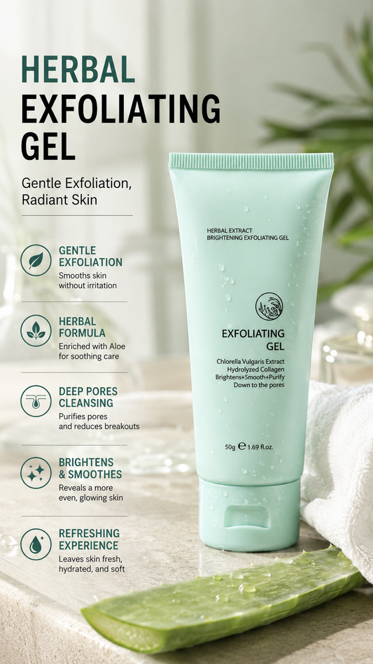 🥳2026 HOT SALE🥳💞50K+ VERKOCHT!💥👵🌸 50% KORTING! Kruidenextract Verhelderende Exfoliërende Gel