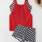 Dames Tweedelig Polkadot Zwempak