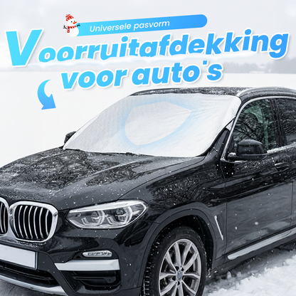 🔥 50% KORTING! ✨ Universele voorruitbeschermhoes - 4 seizoenen, vorst-/UV-bestendig, opvouwbaar en lichtgewicht 🚗
