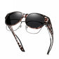 🕶️2025 Nieuwe oversized cat eye zonnebril☀️Gepolariseerde UV400-beschermin