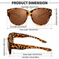 🕶️2025 Nieuwe oversized cat eye zonnebril☀️Gepolariseerde UV400-beschermin