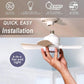 2-IN-1 DRAAGBARE PLAFONDVENTILATOR & LAMP met afstandsbediening