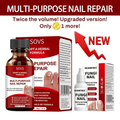 🔥Hete Aanbieding-50%KORTING!🔥🖤Zie Sneller Echte Resultaten🖤2 flesjes Nagelreparatie Essence voor Beschadigde Nagels💅🏻
