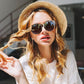 🕶️2025 Nieuwe oversized cat eye zonnebril☀️Gepolariseerde UV400-beschermin