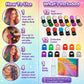🔥 50% KORTING! 🌈 12-Kleuren Tijdelijke Haarkrijtset – Met Applicator | Snel Kleur in je Haar Zonder Permanente Verandering ✨ NL