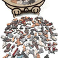 🎁Kerstuitverkoop 49% KORTING🎅 Houten katvormige puzzel van 135 stukjes Morandi-Color