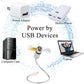 🔥Hot Sale🔥USB Ventilator met LED Klokverlichting