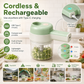 🥬⚡ 50% KORTING! Nooit meer uren snijden en hakken! Deze 4-in-1 draadloze keukenmachine snijdt, hakt, schilt én reinigt – één hand, geen gedoe!