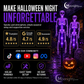 Zonne-energie Skelet Grondstekkerverlichting voor Buiten – Waterdichte Halloween-decoratieverlichting
