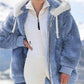 🎁Kerst Hete verkoop 49% OFF🎄Superwarm & Stijlvol Fleecejack voor Dames met Capuchon!❄️