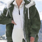 🎁Kerst Hete verkoop 49% OFF🎄Superwarm & Stijlvol Fleecejack voor Dames met Capuchon!❄️