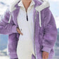 🎁Kerst Hete verkoop 49% OFF🎄Superwarm & Stijlvol Fleecejack voor Dames met Capuchon!❄️