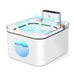 Automatische kattenfontein 2,2 l batterijgevoede drinkfontein voor huisdieren met bewegingssensor, draadloos en geruisloos design voor honden en katten #TOPKEUZE