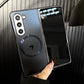 Magnetische hoes met gegalvaniseerd glas voor Samsung Fold Series